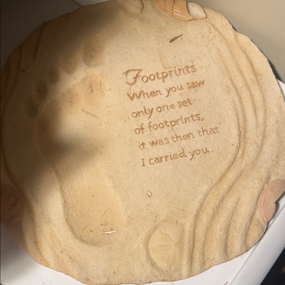 Sandstone Footprint  Decor